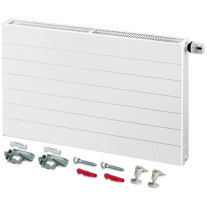 Purmo Heizkörper Ramo Ventil Compact Typ 11 H: 40 L: 120cm, weiß, rechts F0G110401201030
