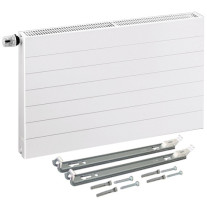 Purmo Heizkörper Ramo Ventil Compact Typ 21S H: 40 L: 100cm, weiß, links F0G210401001131