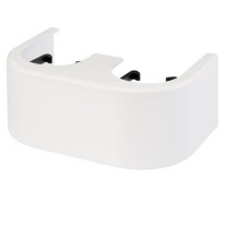 Flamco Designverkleidung Hahnblock Eck Kunststoff weiß F10094