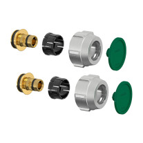 Flamco Klemmverschraubung-Set A3 20x2,5mm x G3/4i Eurokonus für Kunststoff- und Metallverbundrohre F11416