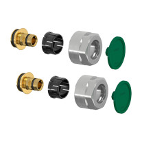 Flamco Klemmverschraubung-Set F3 20x2mm x G3/4i Eurokonus für Kunststoff- und Metallverbundrohre F11465