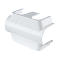 Flamco Designverkleidung Variocon Ventilarmatur Kunststoff weiß Anschluss rechts F12034