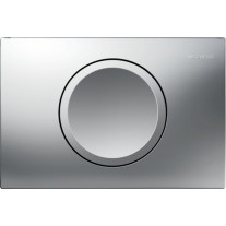 Geberit Delta15 Betätigungsplatte,für Spül-Stopp-Spülung mattverchromt 115.120.46.5