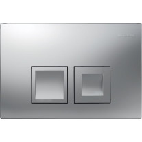 Geberit Delta35 Betätigungsplatte, für 2-Mengen-Spülung mattverchromt 115.135.46.5