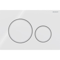 Geberit Sigma20 Betätigungsplatte, für 2-Mengen-Spülung weiß / weiß matt 115.882.11.1