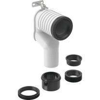 Geberit Set P-Anschlussbogen für Stand-WC weiß-alpin 131.081.11.1