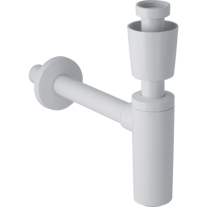 Geberit Tauchrohr-Geruchsverschluss für Waschbecken Abgang horizontal d40, 1 1/4, weiß-alpin 151.035.11.1