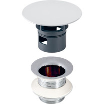 Geberit Ablaufventil mit freiem Auslauf 1 1/4'' x 80mm, hochglanz verchromt 152.080.21.1