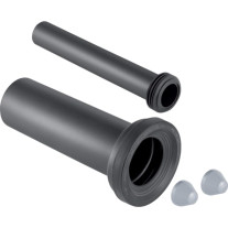 Geberit Anschlussset für Wand-WC d110/45, L:30cm, mattverchromt 152.439.46.1