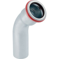 Geberit Mapress C-Stahl Bogen 45 Grad mit Einschubende d15 verzinkt 20702