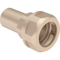 Geberit Mapress Übergang mit Klemmringverschraubung für Wellrohre NPW Ms d22-DN16 22423