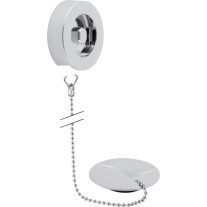 Geberit Fertigbauset zu Badewannenablauf mit Stopfen und Kette 75cm 240.469.21.1