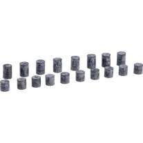 Geberit Set Geberit Dämpfkappen für Fertigbauset Edelstahl EM 242.206.00.1
