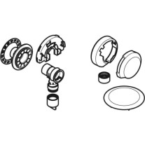 Geberit Fertigbauset zu Badewannenablauf d90 glanzverchromt 242.346.21.1