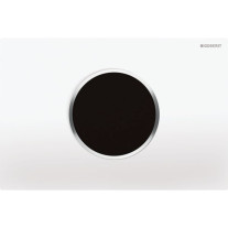 Geberit Sigma10 Betätigungsplatte für WC-Steuerung elektronischer Spül-Auslösung weiß/hochglanz-verchromt 242.782.KJ.1