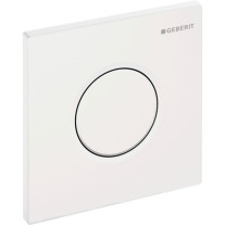 Geberit Sigma01 Betätigungsplatte für Urinal-Steuerung pneumatische Spül-Auslösung, mattverchromt 242.811.46.1