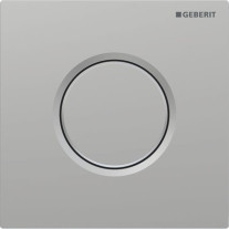 Geberit Betätigungsplatte Typ 01 für Urinal-Steuerung pneumatischer Spülauslösung, chrom matt, Easy to clean 242.811.JQ.1