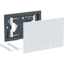 Geberit Sigma70 Betätigungsplatte, für 2-Mengen-Spülauslösung Glas weiß 242.813.SI.1