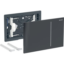Geberit Sigma70 Betätigungsplatte, für 2-Mengen-Spülauslösung Glas schwarz 242.813.SJ.1