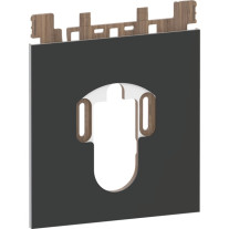 Geberit Designplatte AquaClean Sela unten Glas schwarz 242.903.SJ.1