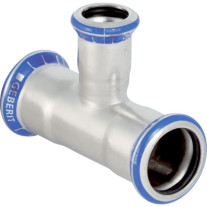 Geberit Mapress Edelstahl T-Stück reduziert d35-28-28 31242