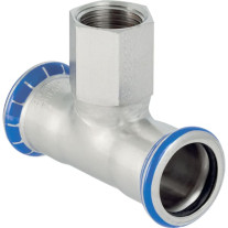 Geberit Mapress Edelstahl T-Stück mit IG d35-Rp1-35 31314