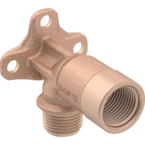 Geberit Anschlusswinkel 90 Grad mit AG MF Rotguss MF1/2-Rp1/2 L:66mm 602.299.00.1