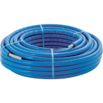 Geberit Systemrohr ML, Rollenware d25, L:25m rund vorgedämmt 10mm, blau ab Bj 2024 619.122.00.2