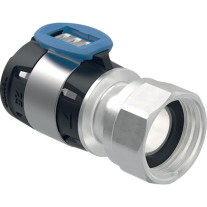 Geberit FlowFit Anschluss gerade, mit ÜM FwF SiBr d25-G3/4 619.492.22.1