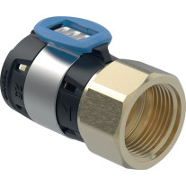 Geberit FlowFit Übergang mit Innengewinde SiBr d40-Rp1 620.404.00.1