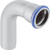 Geberit Mapress Edelstahl Bogen 90 Grad d22 mit Einschubende (LABS-frei) 80304