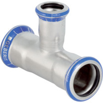 Geberit Mapress Edelstahl T-Stück reduziert (LABS-frei) d35-18-35 81213