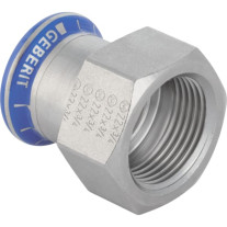 Geberit Mapress Edelstahl Übergang mit IG (LABS-frei) d35-Rp1 1/2 81826