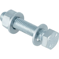 Geberit Schraubenset für Flanschverbindung aus Stahl verzinkt 16x80 91073
