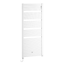 Kermi Geneo quadris-E Designheizkörper H: 149,4 B: 44,7cm weiß GQE101500452EXK