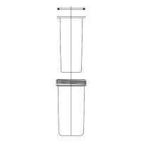Grünbeck Filterglocke mit Schutzglocke für FS 1 1/4'' - FS 1 1/2'' 100647