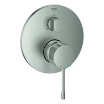 Grohe Einhand-Batterie Essence Fertigmontage-Set supersteel für 35604 3-Wege Umstellung 24169DC1
