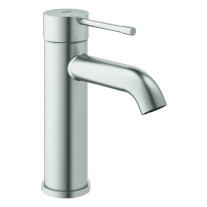 Grohe Essence Einhand-Waschtischbatterie supersteel S-Size glatter Körper 24172DC1