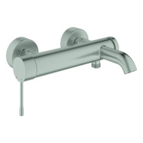 Grohe Essence Einhand-Wannenbatterie supersteel Wandmontage eigensicher 25250DC1