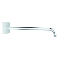Grohe Rainshower Brausearm Metall chrom, eckige Rosette, Ausladung 422mm 26145000