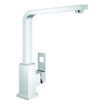 Grohe Eurocube Einhebel-Spültischbatterie chrom Temperaturbegrenzer, Ausladung 202mm 31255000