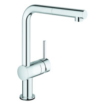 Grohe Minta Touch Elektronische-Einhebel-Spültischbatterie chrom L-Auslauf, Ausladung 224mm 31360001