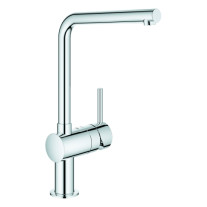 Grohe Minta Einhebel-Spültischbatterie chrom L-Auslauf, Ausladung 210mm 31375000