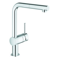 Grohe Minta Einhebel-Spültischbatterie chrom L-Auslauf Niederdruck, Ausladung 246mm 31397000
