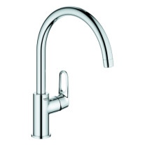 Grohe BauFlow Einhand-Spültischbatterie chrom hoher Auslauf GROHE ZERO 31538001