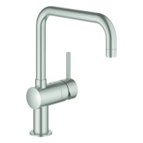 Grohe Minta Einhand-Spültischbatterie supersteel DN15 U-Auslauf 32488DC0