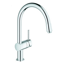 Grohe Minta Einhebel-Spültischbatterie chrom Niederdruck, Ausladung 215mm 32511000