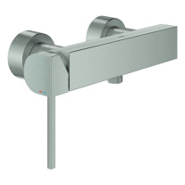 Grohe Plus Einhand-Brausebatterie supersteel Wandmontage 33577DC3