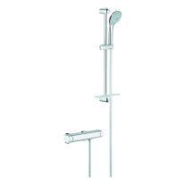 Grohe Grohtherm 2000 Thermostat-Brausebatterie chrom mit Brausegarnitur 34195001