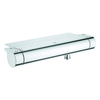 Grohe Grohtherm 2000 Thermostat-Brausebatterie chrom Wandmontage mit Ablage 34469001